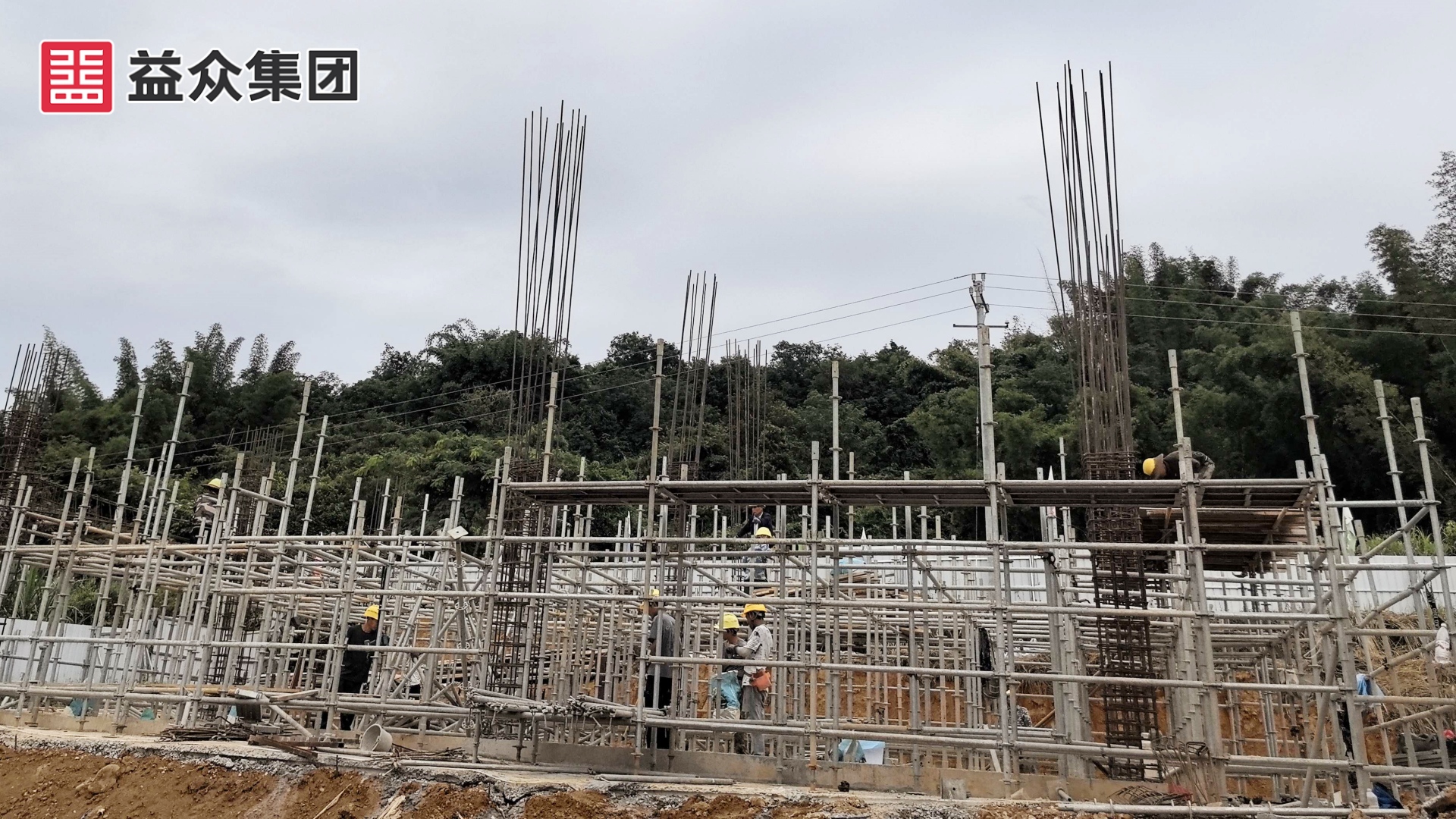 配電間、污泥脫水間支模架搭設(shè)_副本